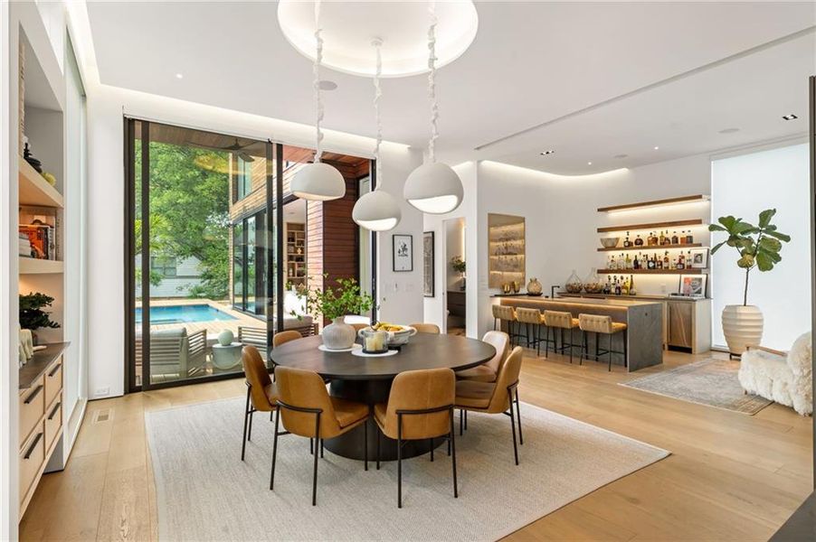 Furnished interior view inside a new home in , Brookhaven (Image 17).