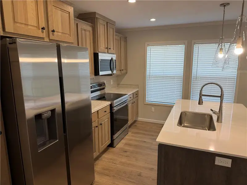 Furnished interior view inside a new home in , Clarkesville (Image 3).