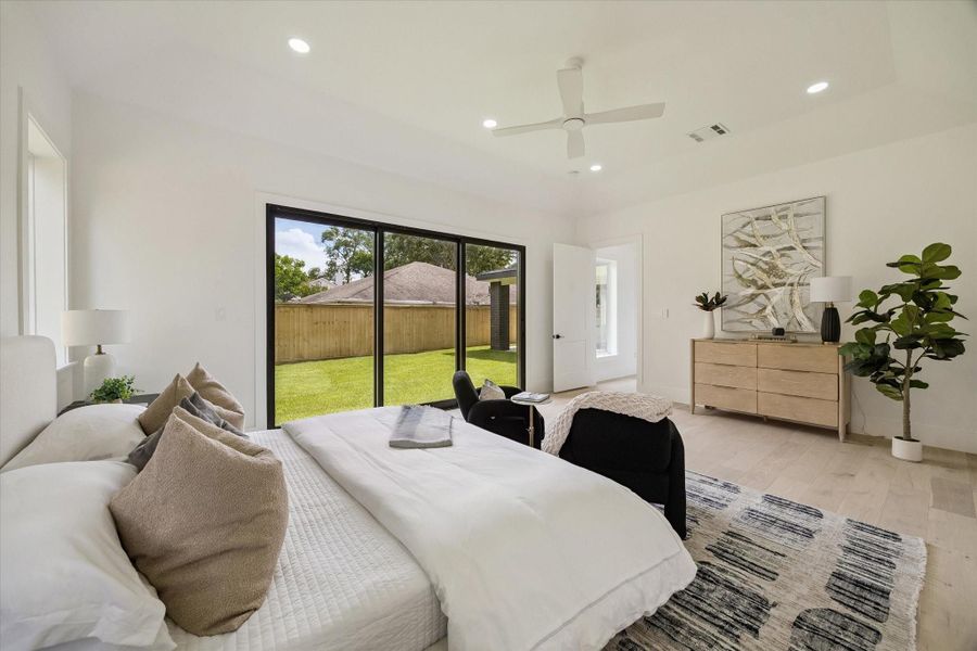 Furnished interior view inside a new home in , Houston (Image 27).
