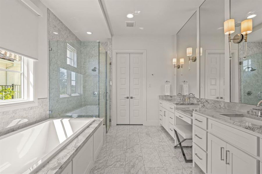 Furnished interior view inside a new home in , Fort Worth (Image 13).