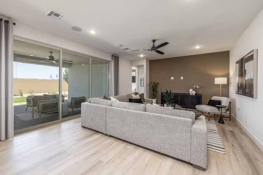 Furnished interior view inside a new home in The Grove at El Cidro, Goodyear (Image 14).