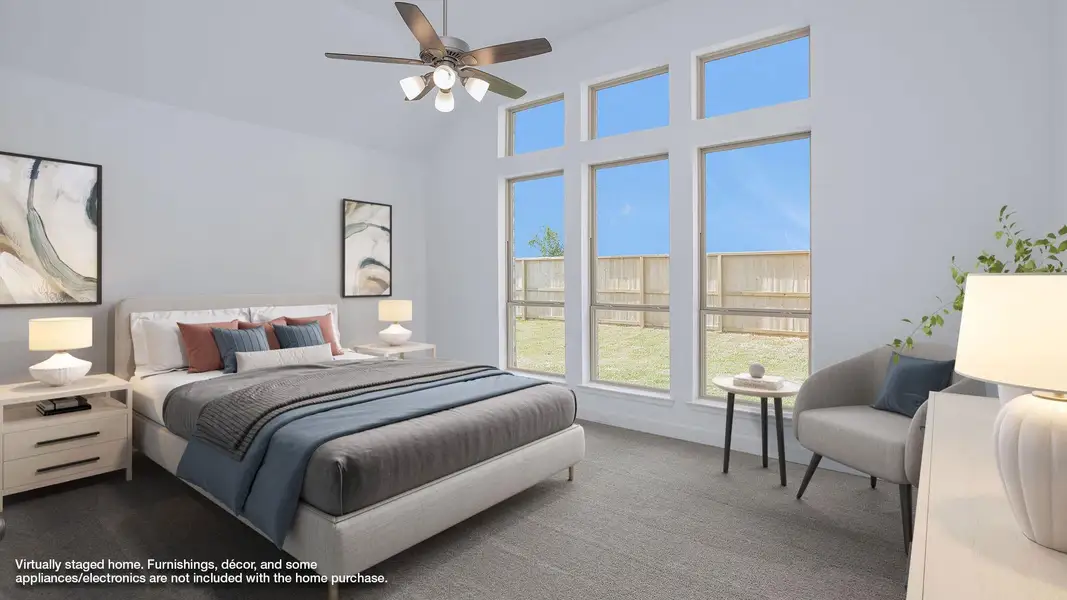 Furnished interior view inside a new home in Escondido 80', Magnolia (Image 5).