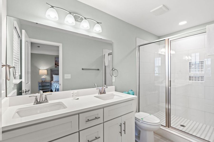 Furnished interior view inside a new home in , Surfside Beach (Image 31).