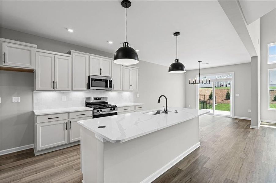 Furnished interior view inside a new home in Twin Lakes, Hoschton (Image 12).