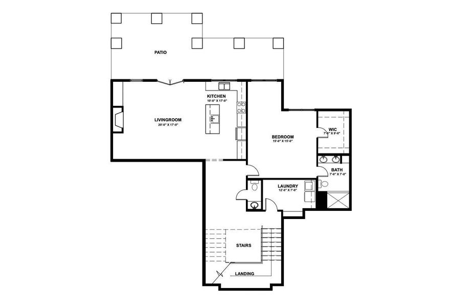 2D floor plan layout of this home in , Fort Mill, SC (Image 4).
