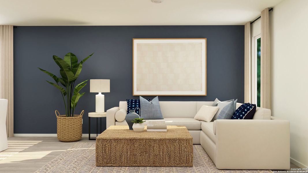 Furnished interior view inside a new home in Sapphire Grove, San Antonio (Image 24).