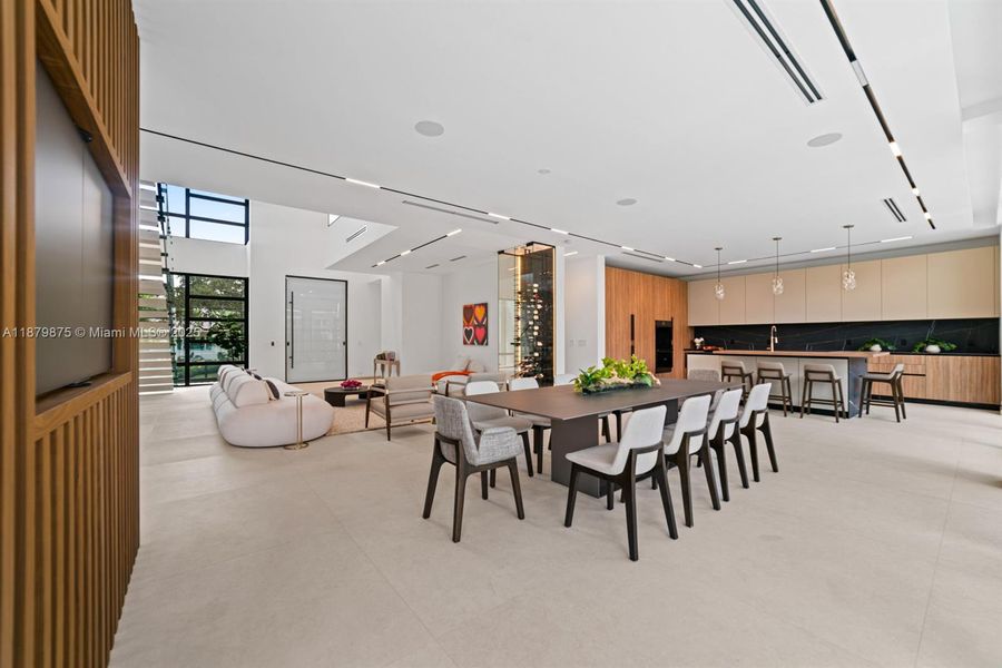 Furnished interior view inside a new home in , Miami Shores (Image 10).
