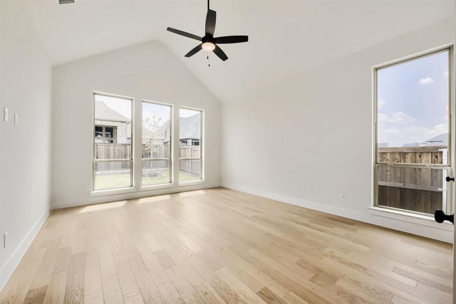 Spacious, unfurnished interior of a new home in Mosaic, Celina (Image 17). Spacious, unfurnished interior of a new home in Mosaic, Celina (Image 17).