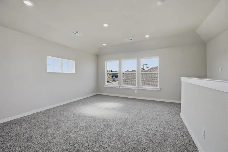 Representative unfurnished interior of a home built from the The Aramis by Lillian Custom Homes in Hickory Hill, Sherman (Image 27). Representative unfurnished interior of a home built from the The Aramis by Lillian Custom Homes in Hickory Hill, Sherman (Image 27).