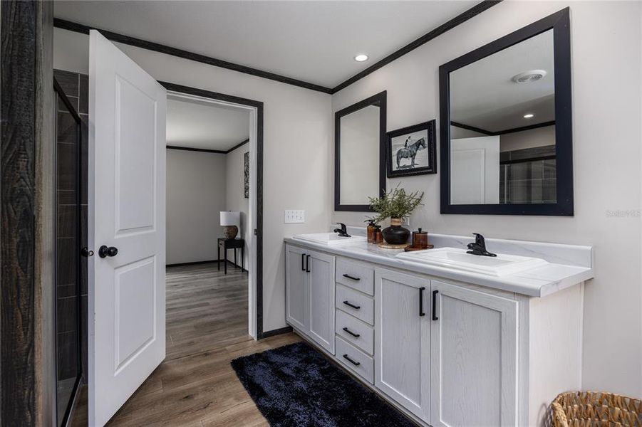 Furnished interior view inside a new home in , Fort White (Image 4).