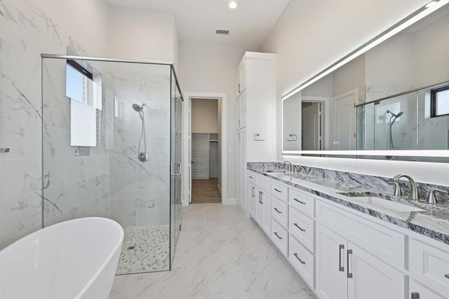 Furnished interior view inside a new home in , Forney (Image 9).