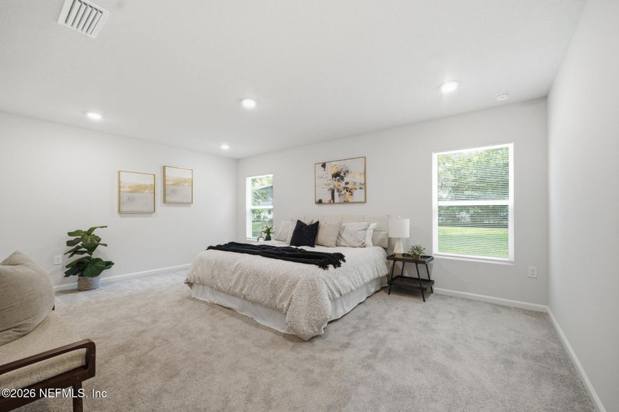 Furnished interior view inside a new home in , Jacksonville (Image 8).