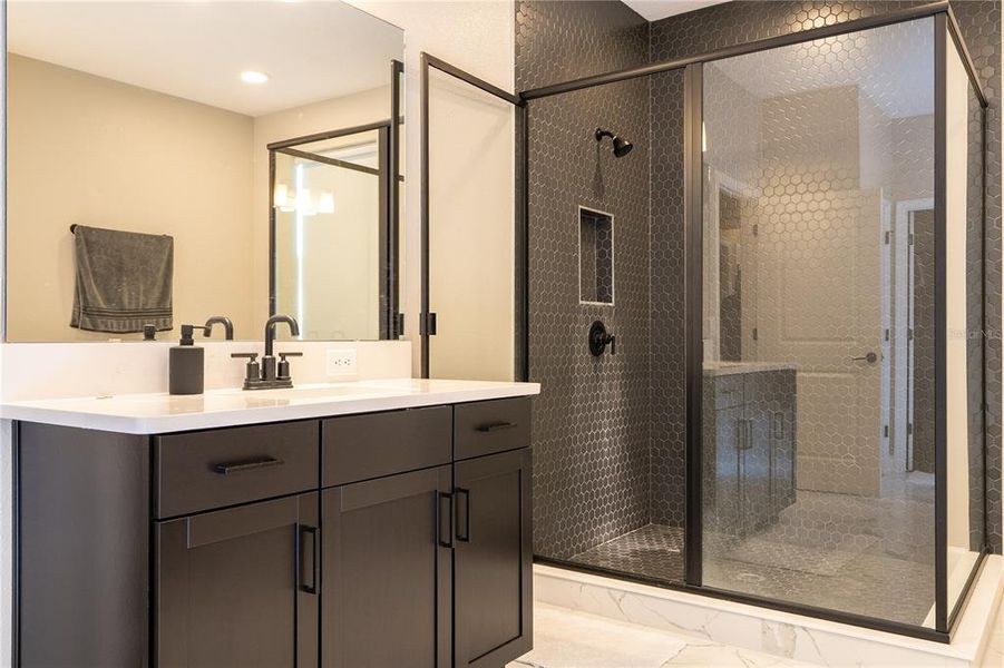 Furnished interior view inside a new home in Eden at Crossprairie, St. Cloud (Image 46).