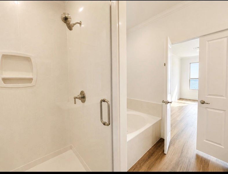 PRIMARY SHOWER AND SOAKING TUB PRIMARY SHOWER AND SOAKING TUB