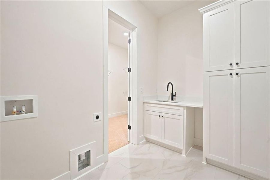Spacious, unfurnished interior of a new home in , White (Image 46). Spacious, unfurnished interior of a new home in , White (Image 46).
