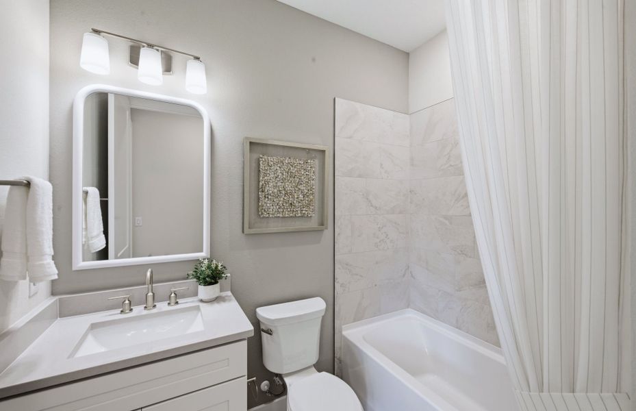 Representative furnished interior of a home built from the Stellar Grand by Del Webb in Del Webb Explore North River Ranch, Parrish (Image 20).