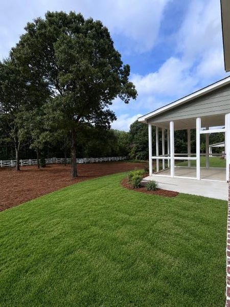 Exterior details and patio area of a home in Oak Valley Estates, Marietta (Image 3). Exterior details and patio area of a home in Oak Valley Estates, Marietta (Image 3).