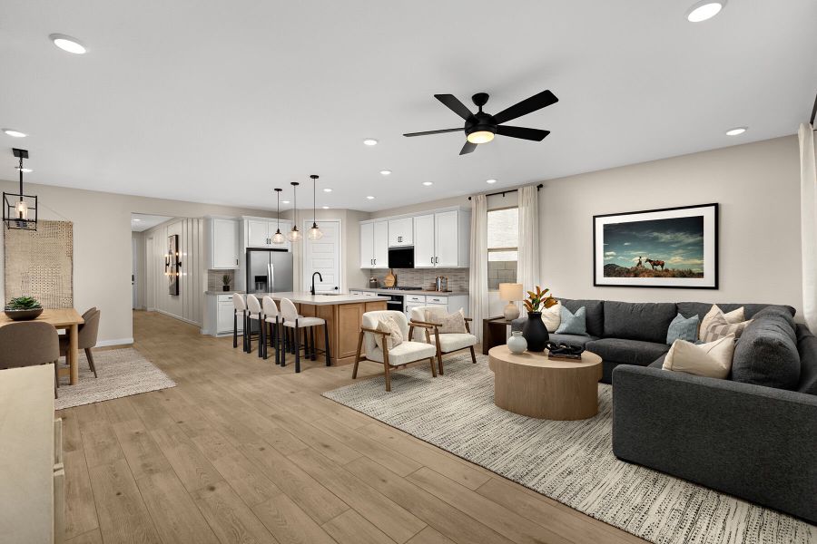 Representative furnished interior of a home built from the Copper by Mattamy Homes in Soleo, San Tan Valley (Image 8).