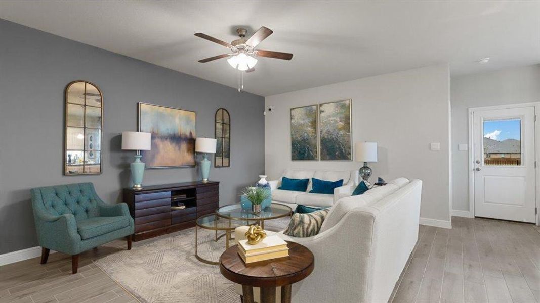 Furnished interior view inside a new home in Legado, Cleburne (Image 29). Furnished interior view inside a new home in Legado, Cleburne (Image 29).