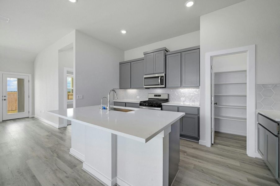 Furnished interior view inside a new home in Willowbrook, New Braunfels (Image 7). Furnished interior view inside a new home in Willowbrook, New Braunfels (Image 7).
