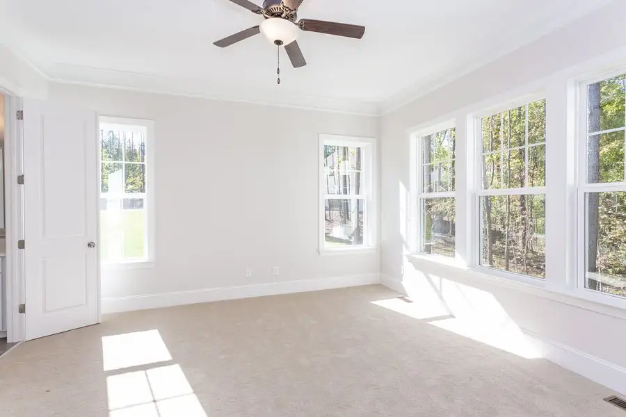 Representative unfurnished interior of a home built from the Charleston by Caruso Homes in Sauls Landing, Zebulon (Image 12).
