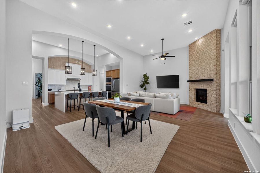 Furnished interior view inside a new home in Veramendi, New Braunfels (Image 9).