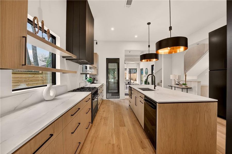 Furnished interior view inside a new home in , Atlanta (Image 13).