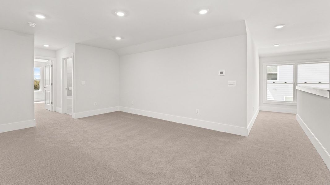 Representative unfurnished interior of a home built from the CLIFTON by D.R. Horton in Hamptons at Riverwood North, Dallas (Image 27).