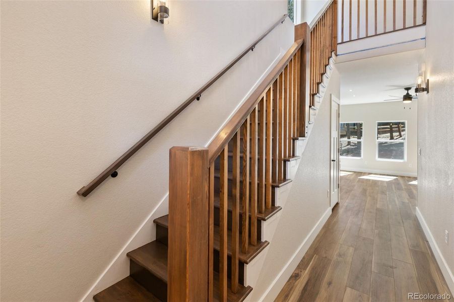 Entry and Stairs to upper level.