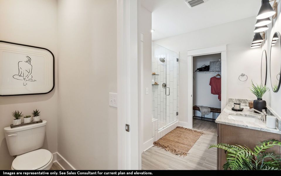 Furnished interior view inside a new home in McCain's Station, Gallatin (Image 15).