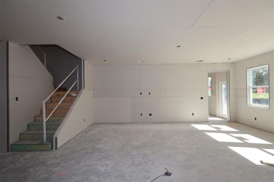 In-progress construction of a new home in Eden at Crossprairie, St. Cloud, FL (Image 25).