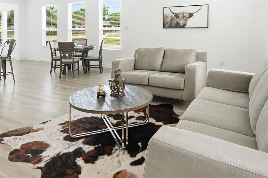 Furnished interior view inside a new home in , Fort Worth (Image 5). Furnished interior view inside a new home in , Fort Worth (Image 5).