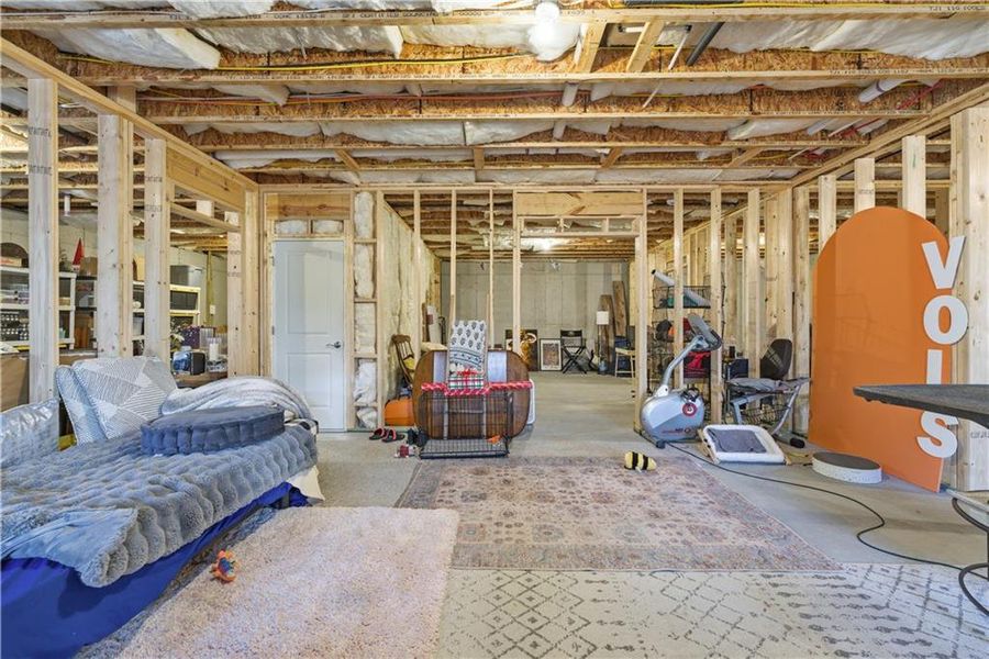 In-progress construction of a new home in , Waleska, GA (Image 44).