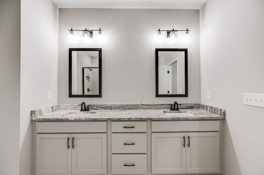 Furnished interior view inside a new home in LOVVORN ESTATES, Carrollton (Image 12).