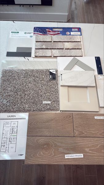 Sample of building materials used in homes in Elyson, Katy (Image 1). Sample of building materials used in homes in Elyson, Katy (Image 1).