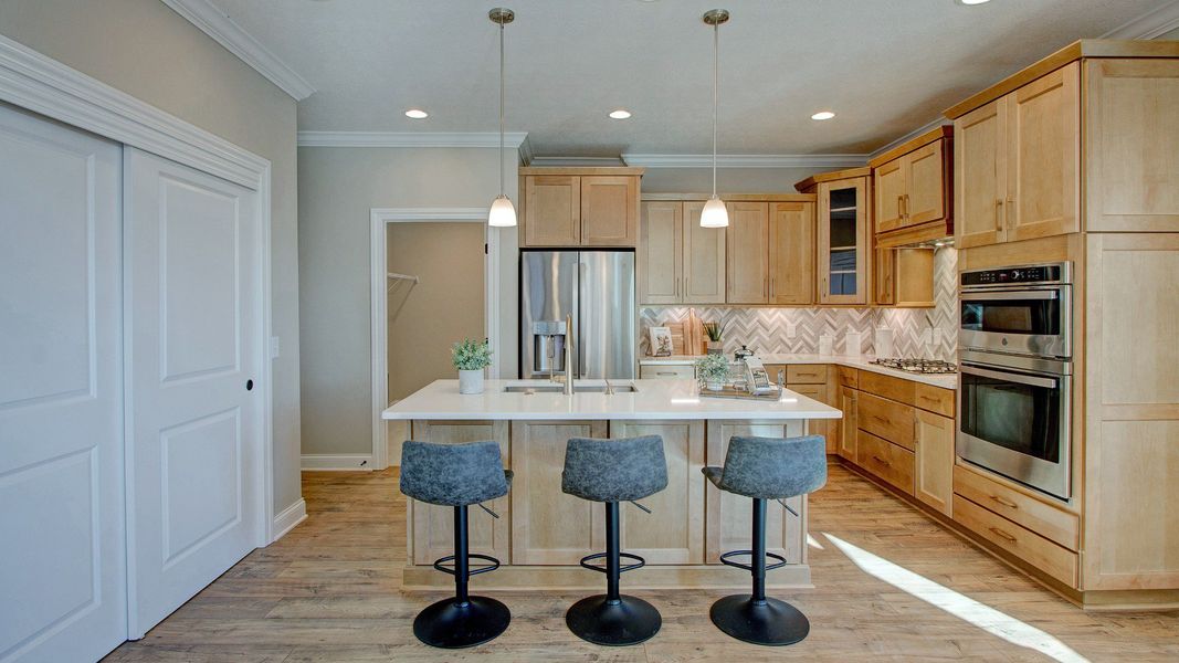 Representative furnished interior of a home built from the Capri by Epcon Communities in Lakeside at Millican Reserve, College Station (Image 8).
