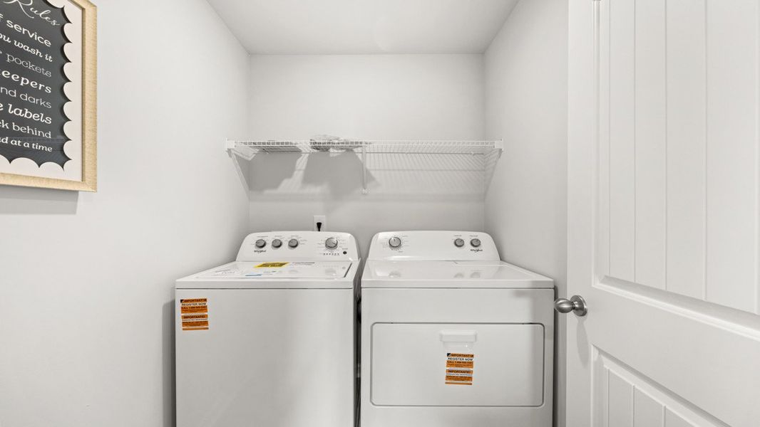 Representative furnished interior of a home built from the BELHAVEN by D.R. Horton in Pointe Park, Union City (Image 50).