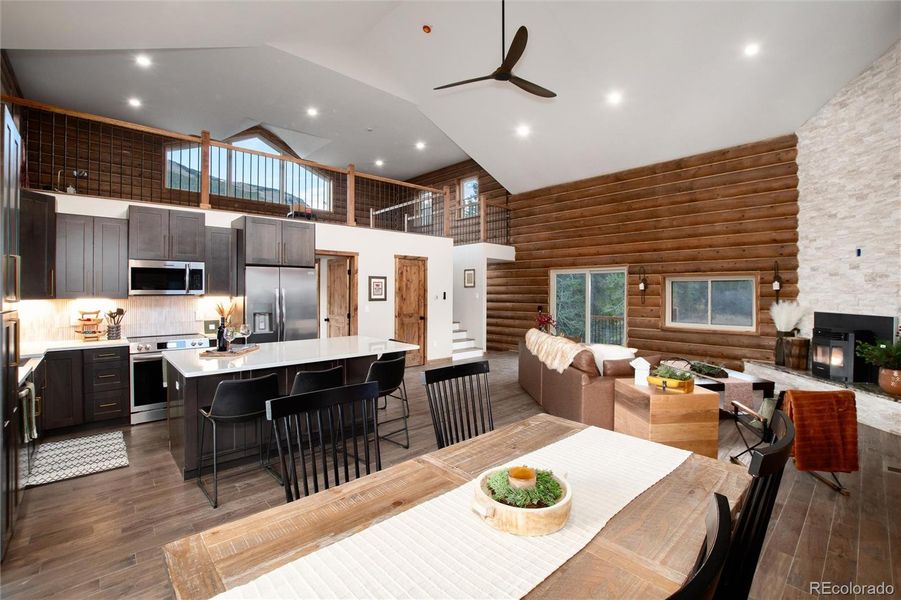 Furnished interior view inside a new home in , Idaho Springs (Image 11).