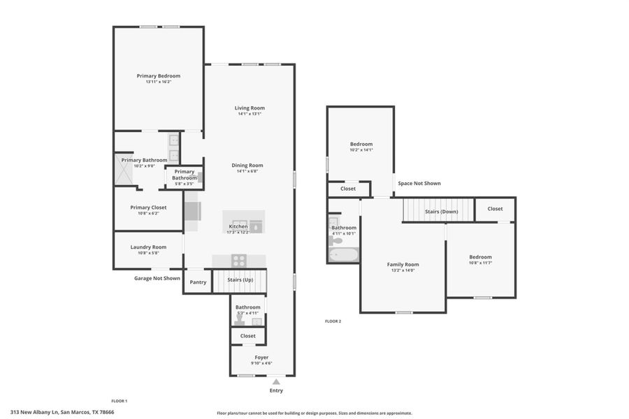 2D floor plan layout of this home in Whisper South, San Marcos, TX (Image 5). 2D floor plan layout of this home in Whisper South, San Marcos, TX (Image 5).