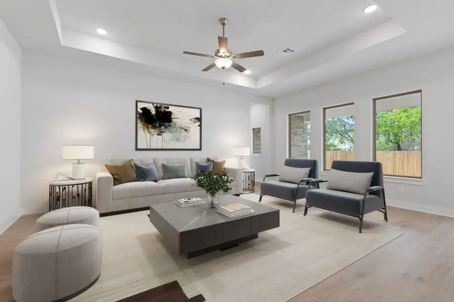 Open Concept Family Room - Virtually Staged Open Concept Family Room - Virtually Staged