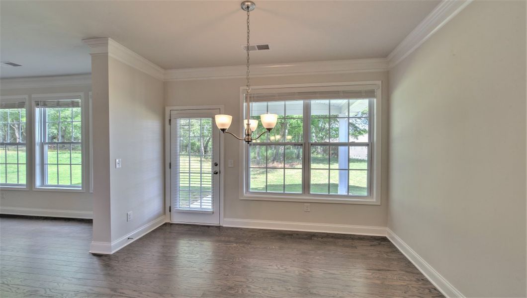Spacious, unfurnished interior of a new home in Reserve at Tap Root Farms, Fletcher (Image 18). Spacious, unfurnished interior of a new home in Reserve at Tap Root Farms, Fletcher (Image 18).