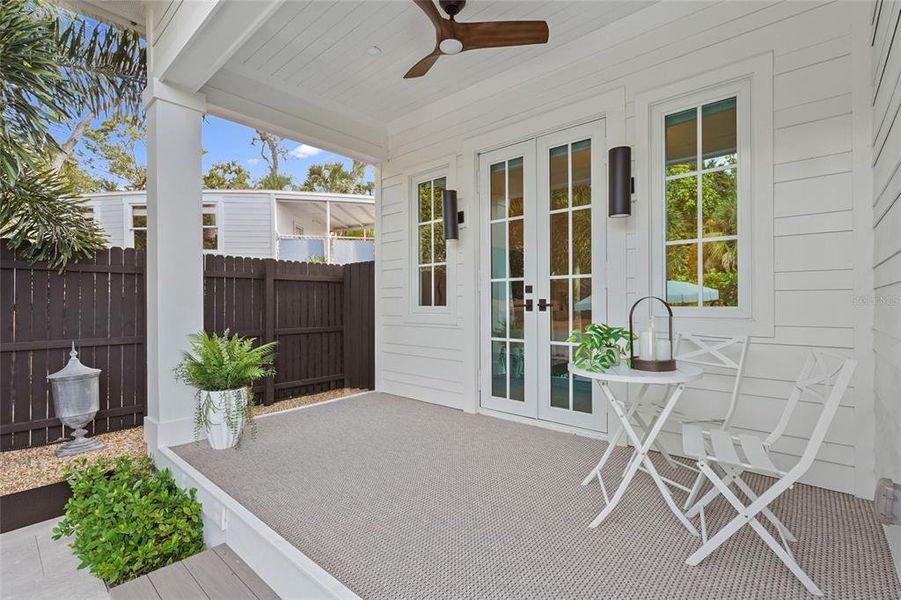 Exterior details and patio area of a home in , Sarasota (Image 28). Exterior details and patio area of a home in , Sarasota (Image 28).