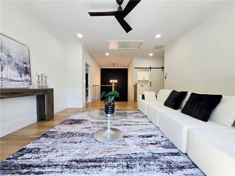 Furnished interior view inside a new home in , Atlanta (Image 41).