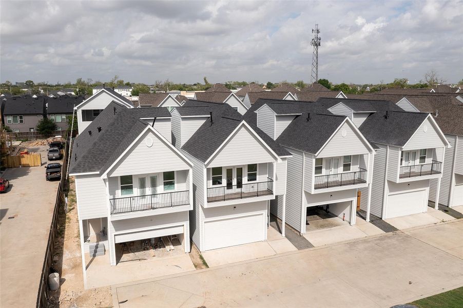 Front exterior of a new home in , Houston, TX, highlighting curb appeal (Image 26).