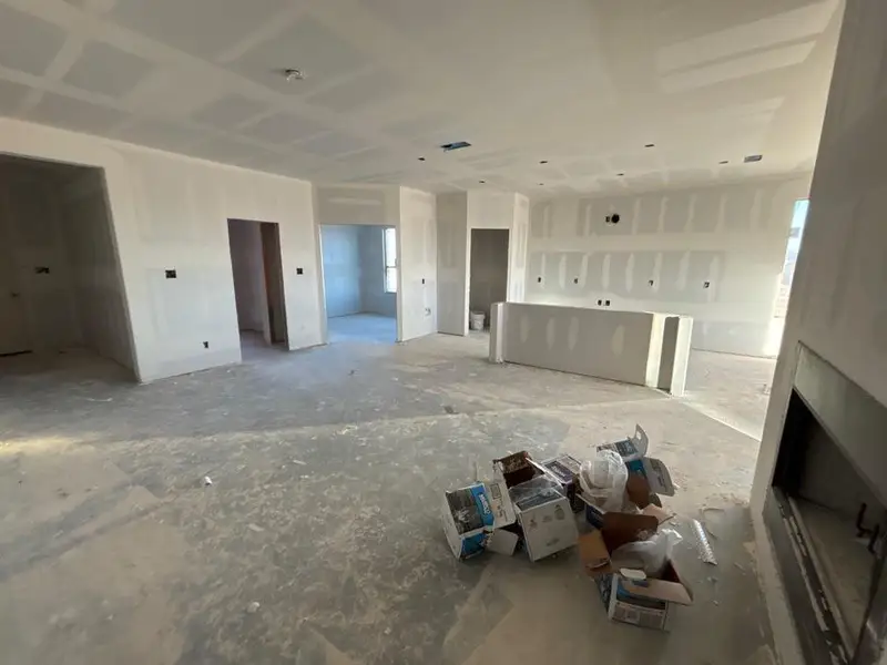 In-progress construction of a new home in Waterford Park, Weatherford, TX (Image 4).