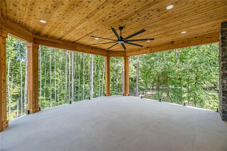Exterior details and patio area of a home in , McDonough (Image 48).