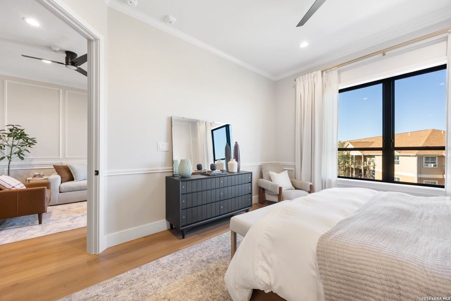 Furnished interior view inside a new home in , San Antonio (Image 13).