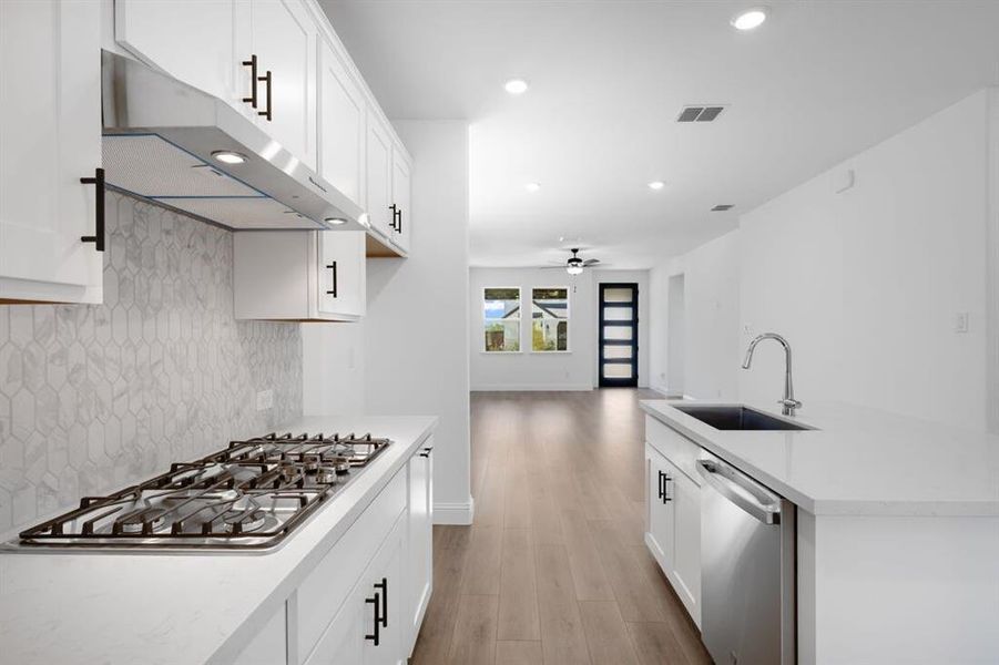 Furnished interior view inside a new home in North Sky Celina, Celina (Image 11). Furnished interior view inside a new home in North Sky Celina, Celina (Image 11).