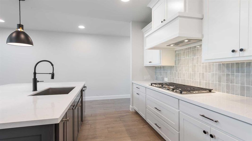 Furnished interior view inside a new home in The Heights At Uptown Celina 50', Celina (Image 11).