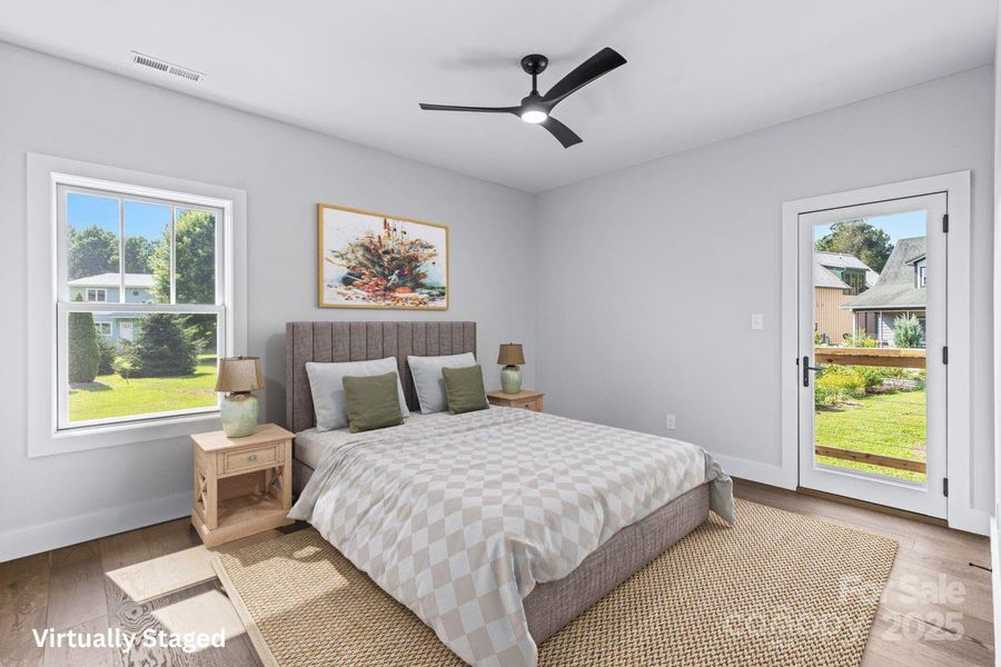 Primary suite (virtually staged)